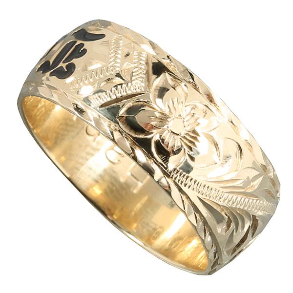 Hawaiian Heirloom Ring Hawaiian Gold Wedding Rings 14K Yellow Gold