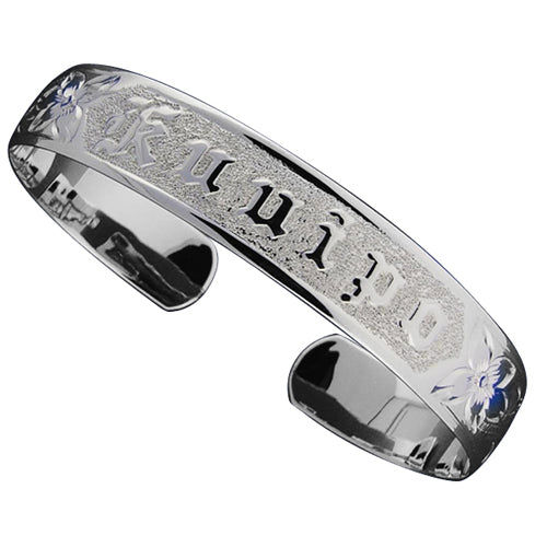 Hawaiian Jewelry Kuuipo Smooth One Tone Cuff Bangle
