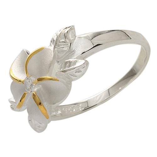 Plumeria Ring flower ring