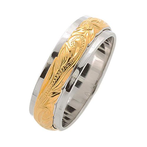 hawaiian heirloom ring silver scroll ring