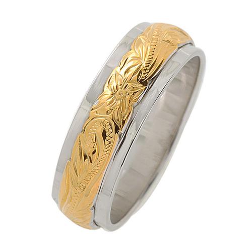 hawaiian heirloom ring silver scroll ring