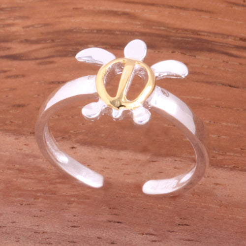 Hawaiian Honu Toe Ring