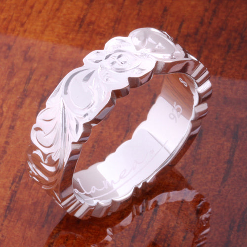 silver hawaiian ring scroll ring hawaiian heirloom ring