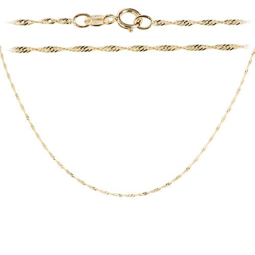 Honolulu Jewelry Company 14K Solid Rose Gold Rope Chain Necklace