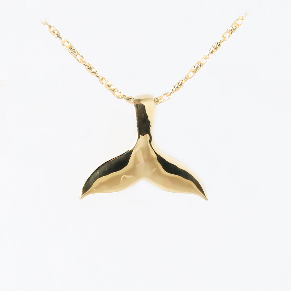 Redwood Whale Tail Necklace - Rose Gold – Woodsman