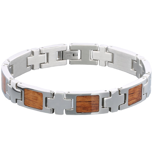 Koa Wood Inlay Bracelet