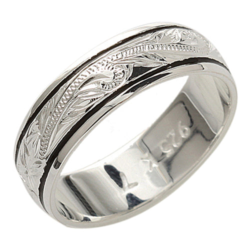 Silver Hawaiian Ring – Makani Hawaii